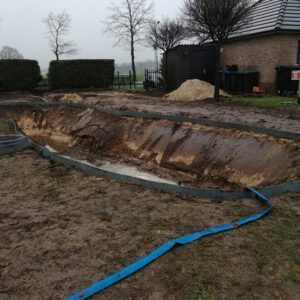 Koivijver uitgraven bronnering kant