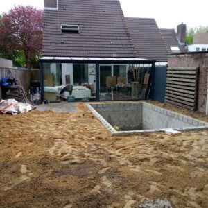 Zwembad constructie