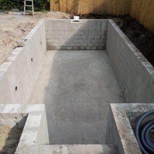 Constructie zwembad